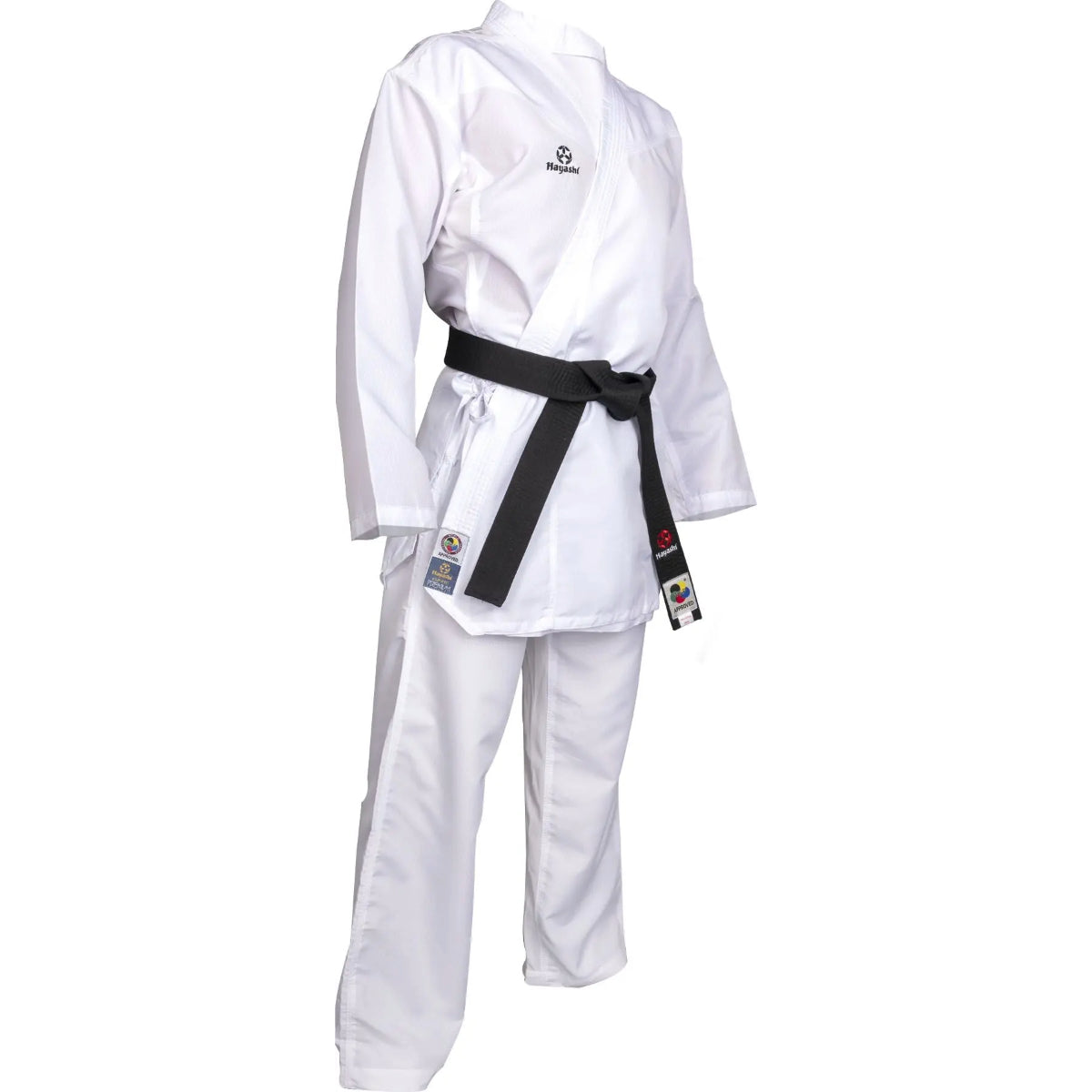 White Hayashi Premium Kumite Karate Gi   