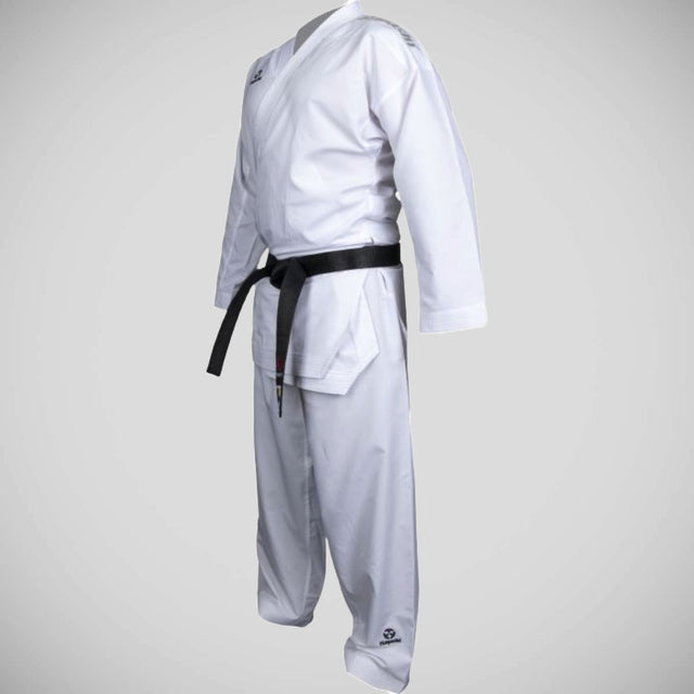 Hayashi Premium WKF Approved Kumite Green Karate Gi White/White