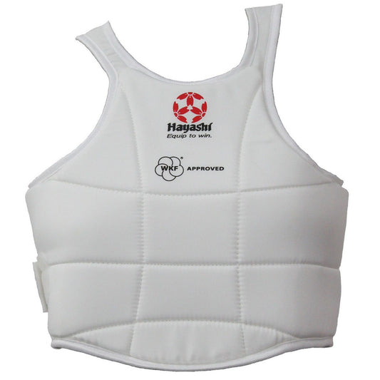 Hayashi WKF Approved Chest Guard White