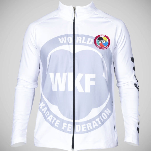 White Hayashi WKF Zeal Training Jacket   