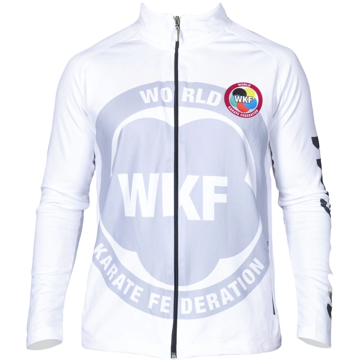 White Hayashi WKF Zeal Training Jacket   