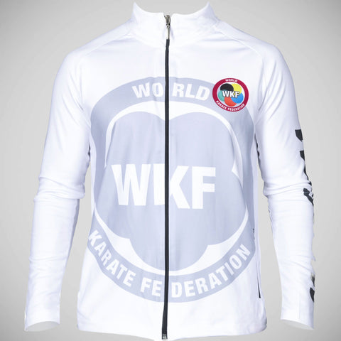 White Hayashi WKF Zeal Training Jacket