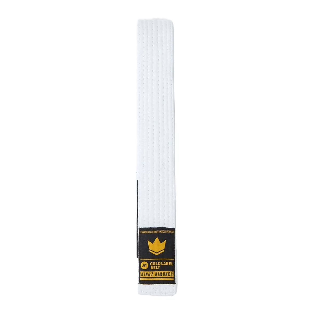 Kingz Golden Label V2 BJJ Belt White