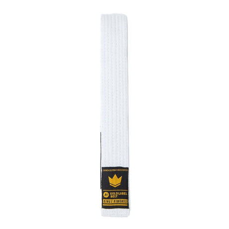 Kingz Golden Label V2 BJJ Belt White