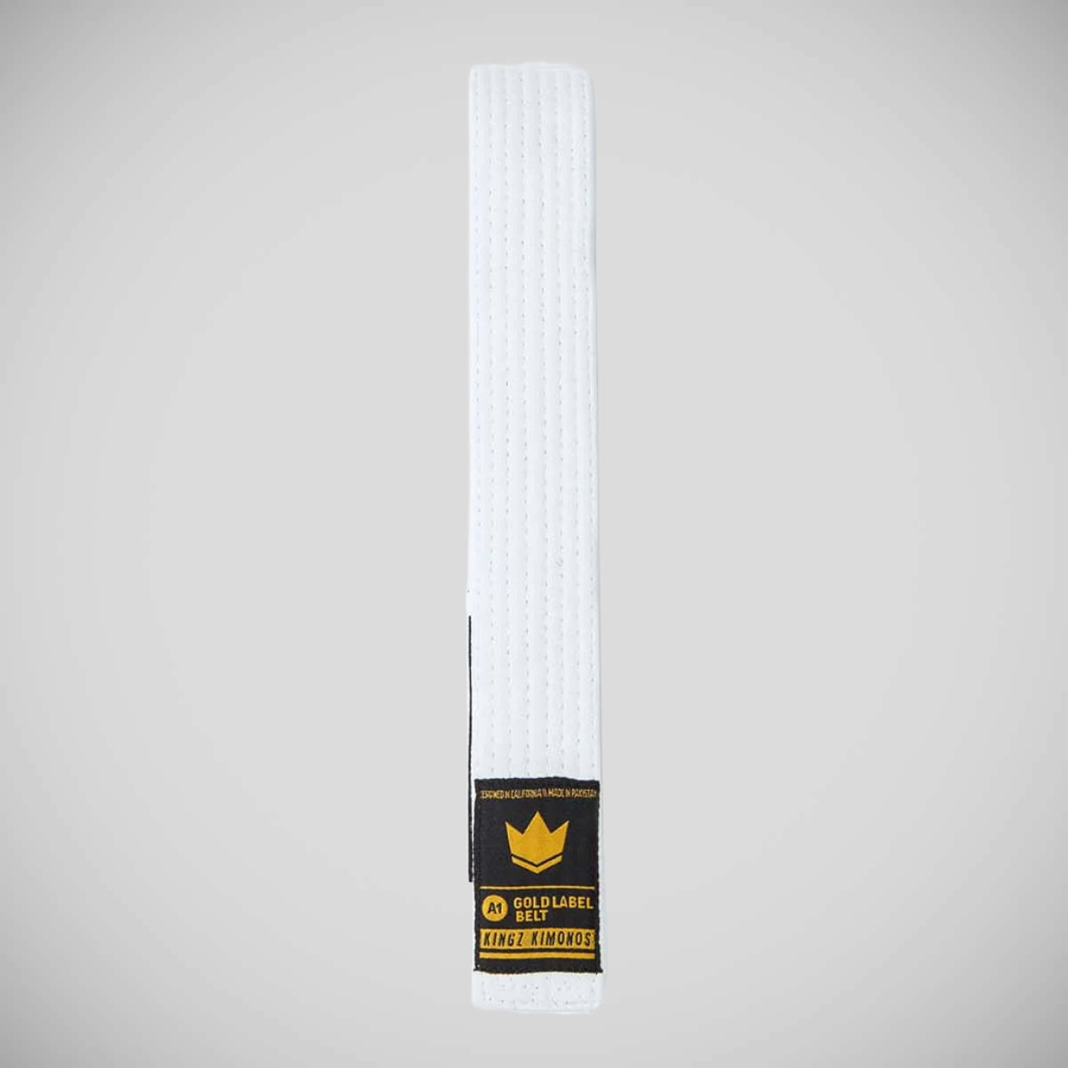 Kingz Golden Label V2 BJJ Belt White
