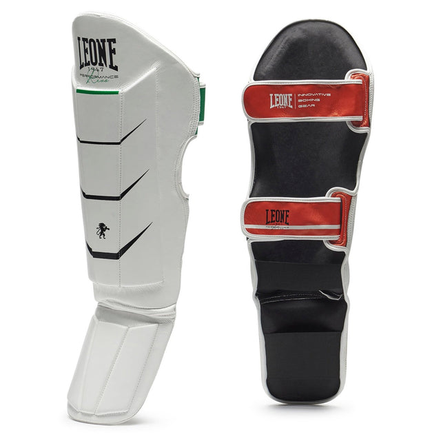 Leone Revo Performance Shin Guards White