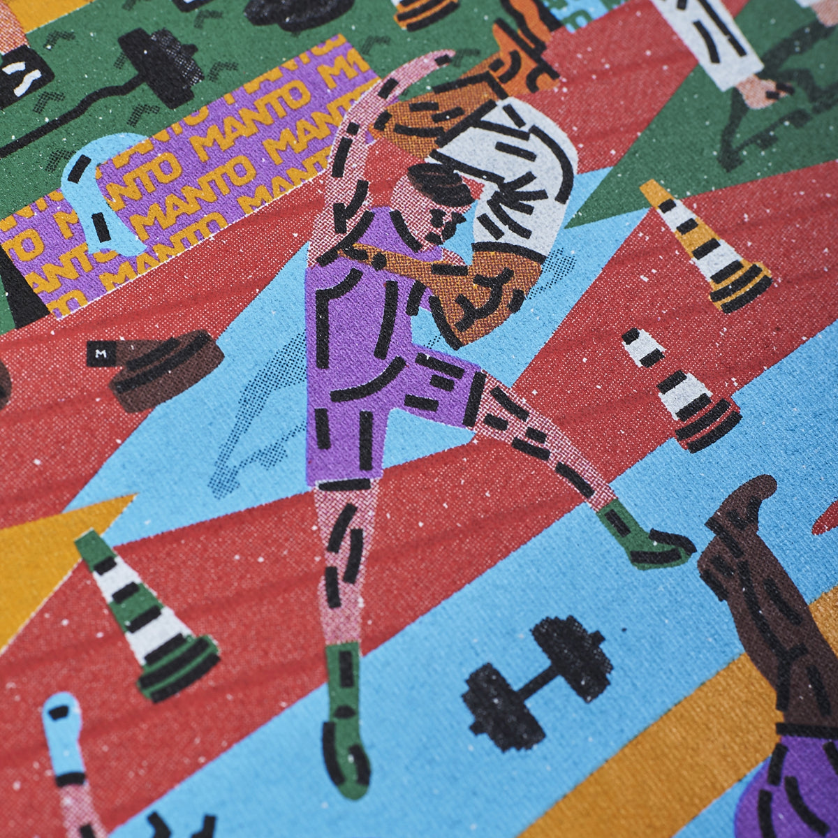 मंटो जिम 2.0 टी-शर्ट व्हाइट