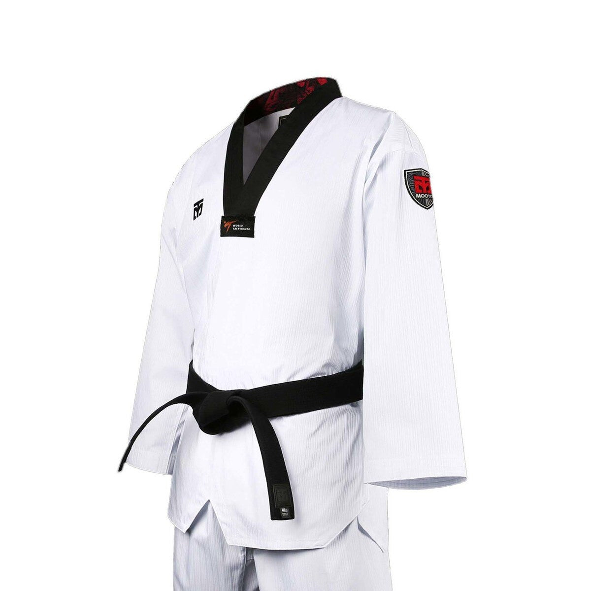 Mooto BS4.5 ομοιόμορφη μαύρη λαιμός παιδιά λευκά