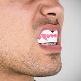 Safejawz Extra Pink Fangs Bouts Guard White/Pink