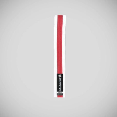 White/Red Bytomic Belt with Stripe