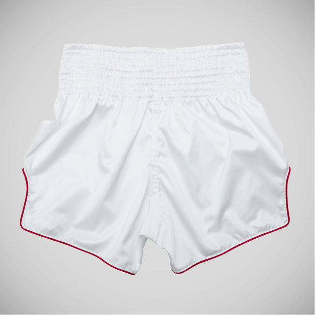 Fairtex BS1918 Enso Muay Thai Shorts White/Red