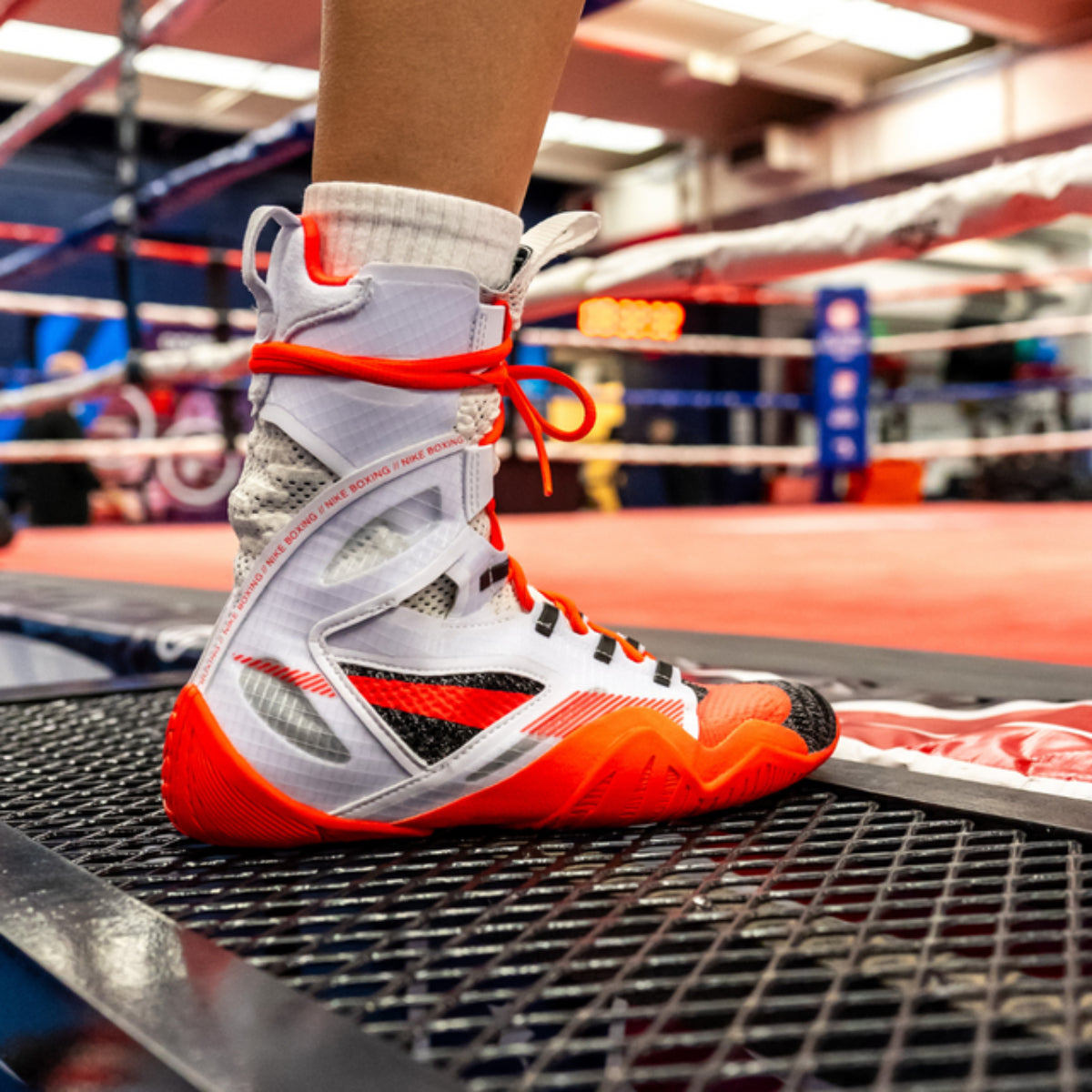 Hyperko Boxers Shoes Nike HyperKO Boxing Boots White/Red From