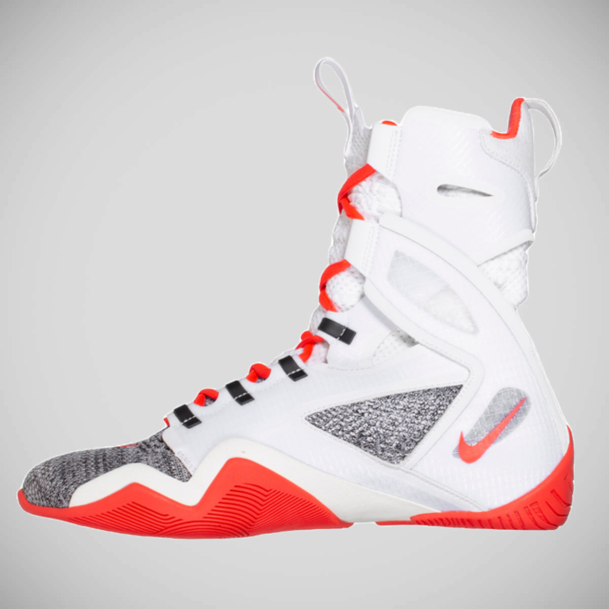 Nike HyperKO Boxing Boots White/Red from Made4Fighters