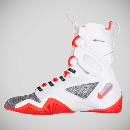 White/Red Nike HyperKO 2.0 Boxing Boots