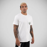 Scramble Kimono Label T-Shirt Weiß