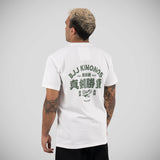 Scramble Kimono Label T-Shirt Weiß