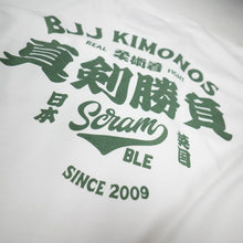 White Scramble Kimono Label T-Shirt