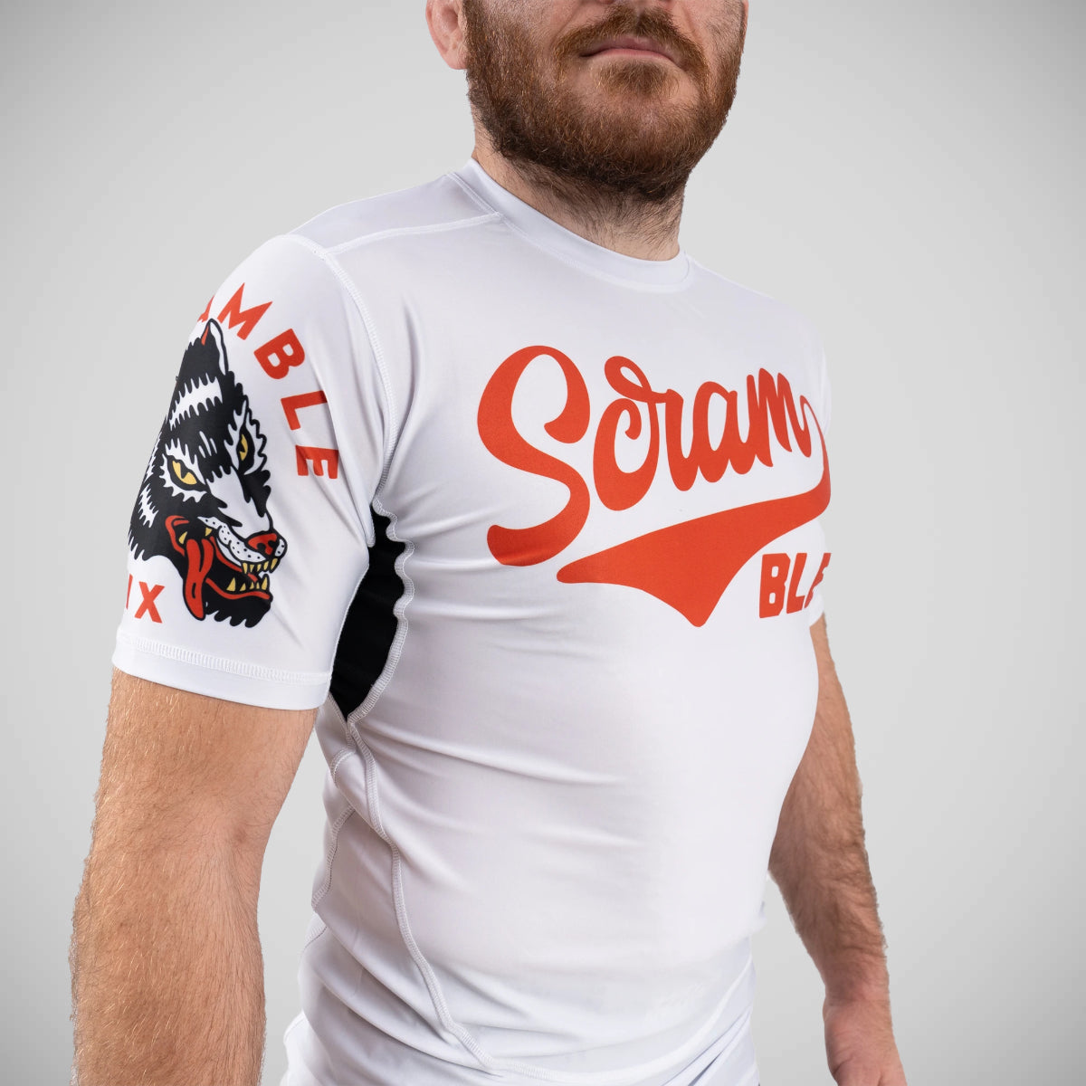 White Scramble Okami Rash Guard   