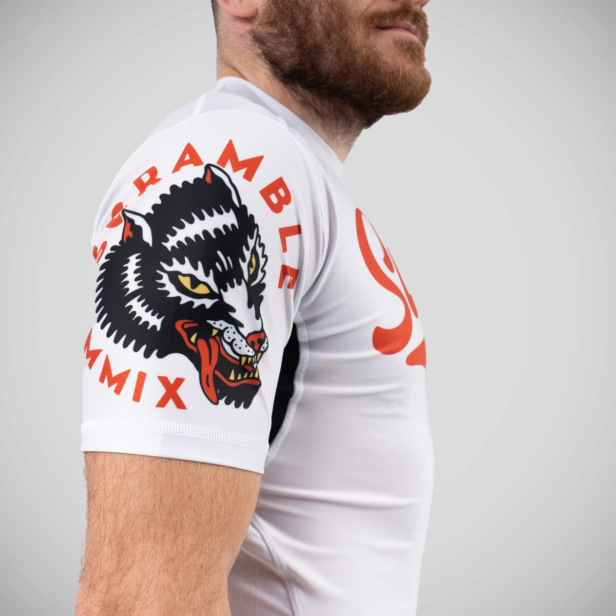 White Scramble Okami Rash Guard   