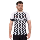 White Scramble Ranked V5 Rash Guard   