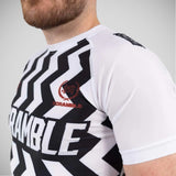 White Scramble Ranked V5 Rash Guard   