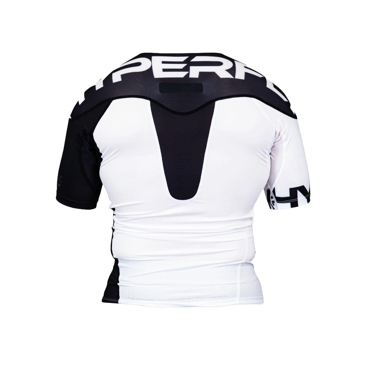 Hyperfly Supreme Edge Ranked Short Sleeve Rash Guard White