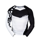Hyperfly Supreme Edge Ranked Long Sleeve Rash Guard White