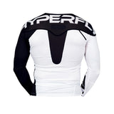 Hyperfly Supreme Edge rangierte Long Sleeve Rash Guard White