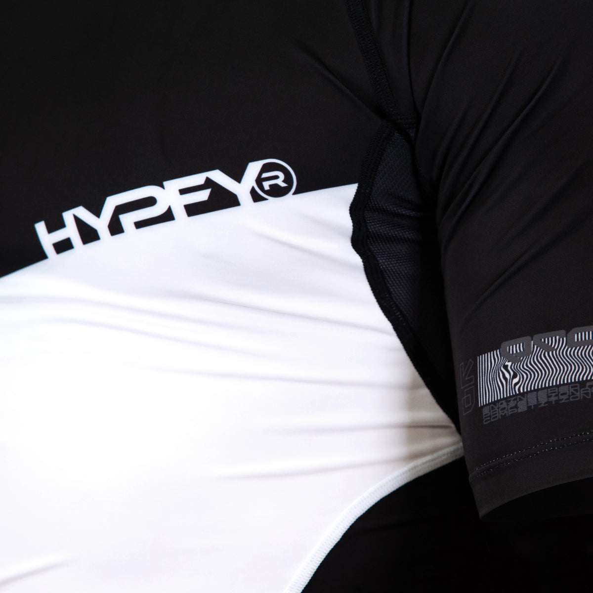 Hyperfly Supreme Edge Ranked Short Sleeve Rash Guard White