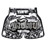 Tuff Sport MRS201 Retro -Stil die großen Hongsa Muay Thai Shorts Weiß