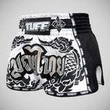 Tuff Sport MRS201 Retro -Stil die großen Hongsa Muay Thai Shorts Weiß