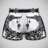 White TUFF Sport MRS201 Retro Style The Great Hongsa Muay Thai Shorts   