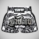 Tuff Sport MRS201 Retro -Stil die großen Hongsa Muay Thai Shorts Weiß