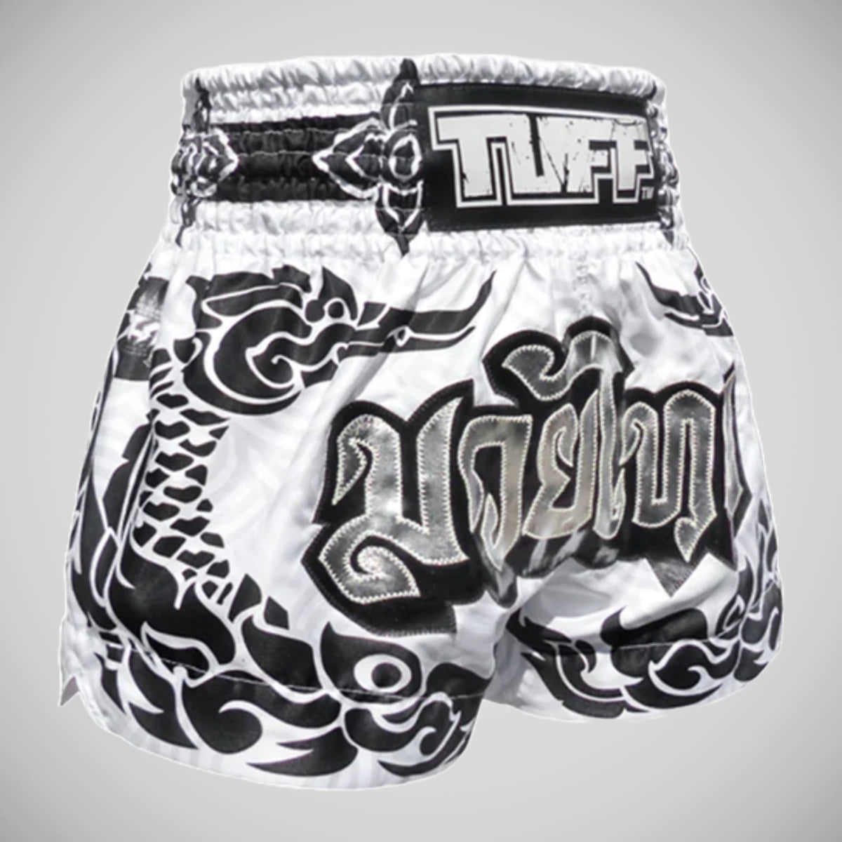 Tuff Sport MS631 The Great Hongsa Muay Thai Shorts White