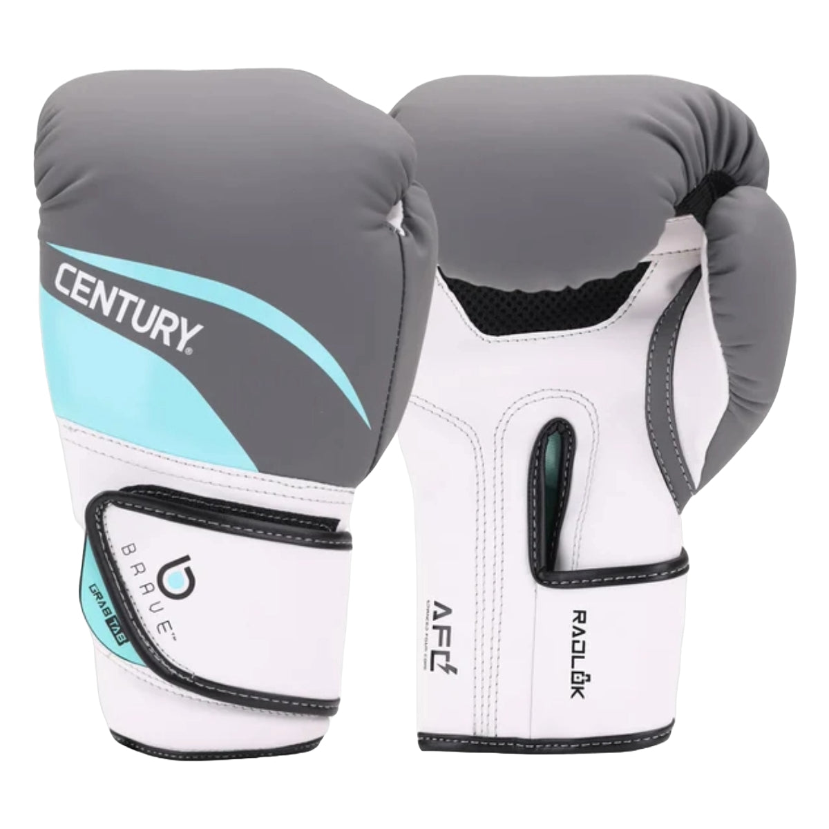 White/Teal Century Brave Women's Boxing Gloves