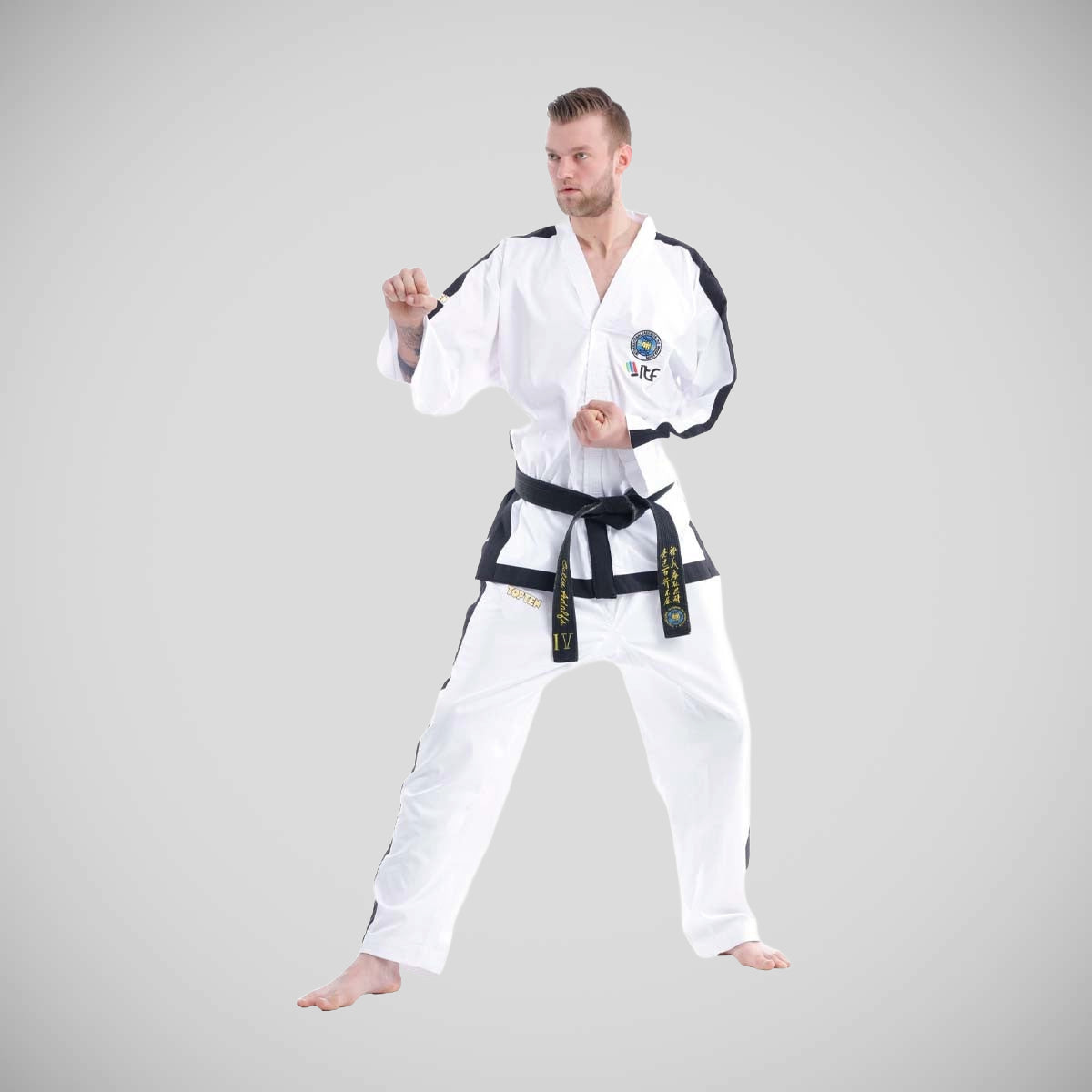 Top Ten ITF Master Instructor Gold Edition Dobok White