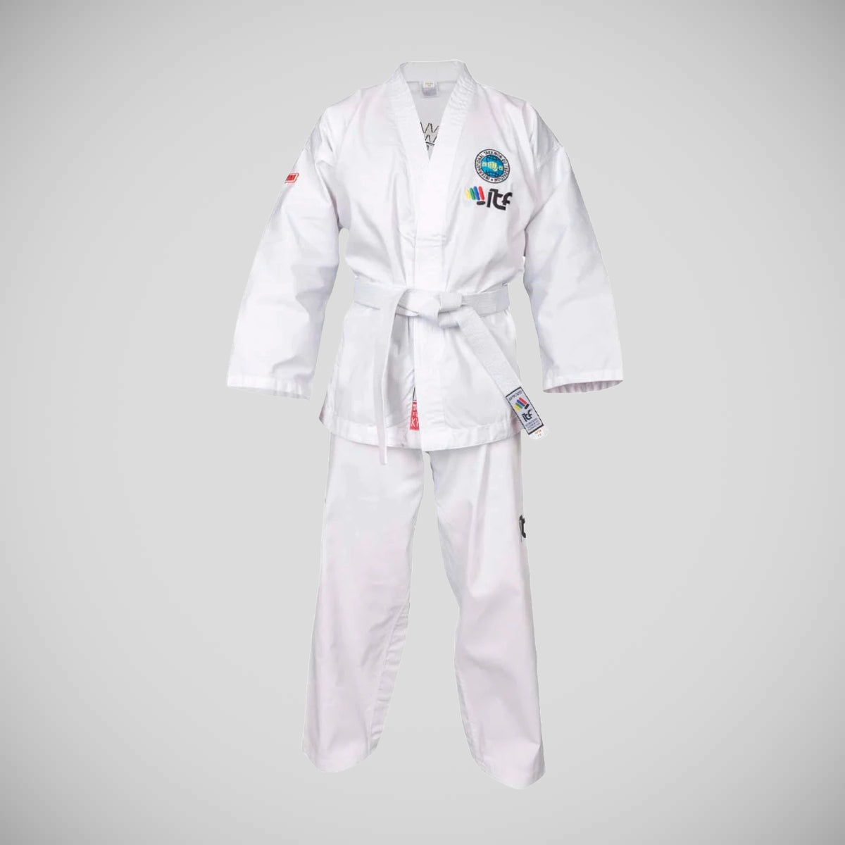 White Top Ten Student ITF Tae Kwon-Do Dobok   