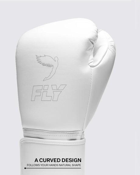 Fly Superloop Pro X 2 Boxing Gloves White