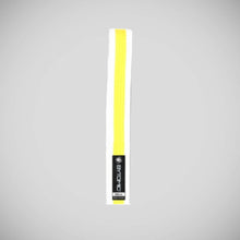White/Yellow Bytomic Belt with Stripe