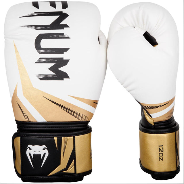 Venum Challenger 3.0 Boxing Gloves White/Black/Gold