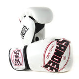 Sandee Cool-Tec 3-Tone Boxing Gloves White/Black/Red