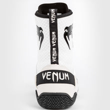 White/Black Venum Elite Boxing Boots