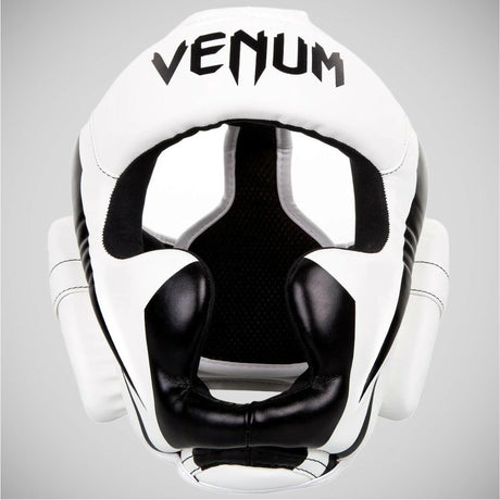 White/Black Venum Elite Head Guard   