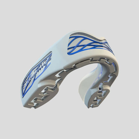 White/Blue SafeJawz Nitro Mouth Guard   