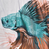 Tuff Sport MS671 O Super Delta Muay Thai Shorts Branco/Azul