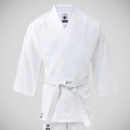 White Bytomic Adult 100% Cotton Student Karate Uniform