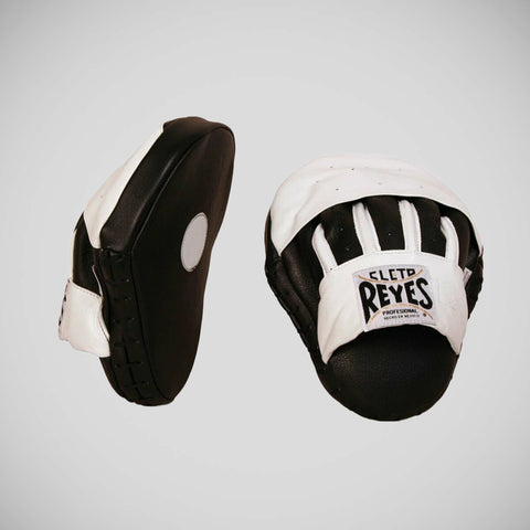 White Cleto Reyes Curved Velcro Punch Mitts