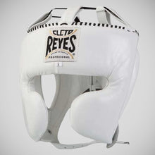 White Cleto Reyes Headgear With Cheek Protectors