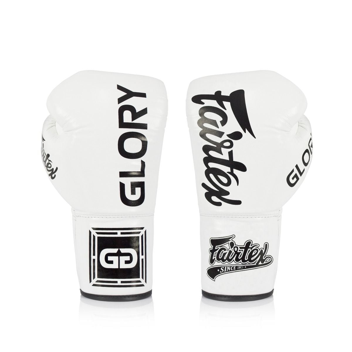 흰색 Fairtex BGLG1 영광 레이스 업 복싱 장갑