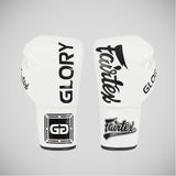 흰색 Fairtex BGLG1 영광 레이스 업 복싱 장갑